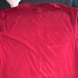 Men’s red t shirt